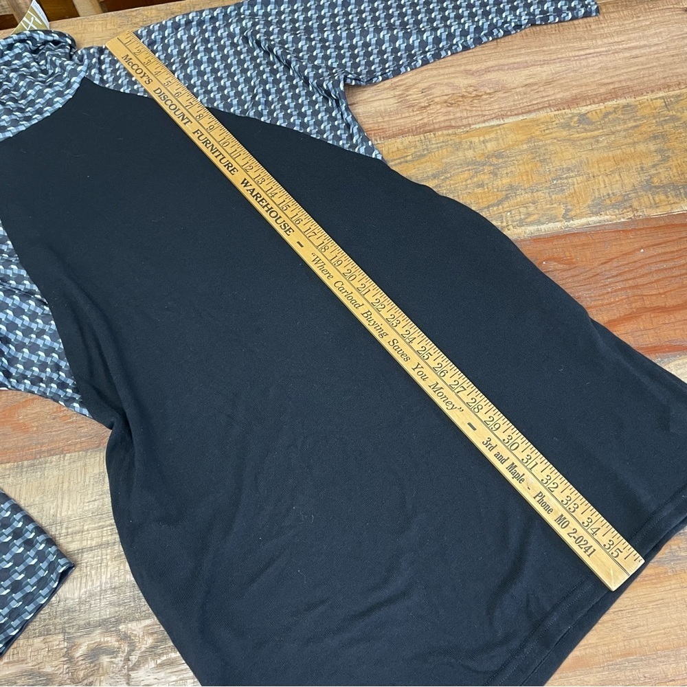 Suzanne Betro women’s size Large Mock Neck Dress streetwear geometric - Picture 9 of 13